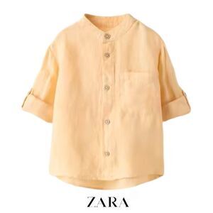 ZARA Kids | Peach | LINEN SHIRT